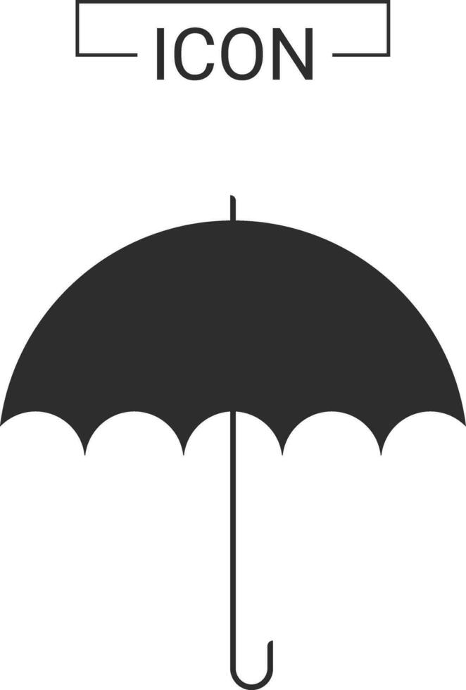 Umbrella vector icon template