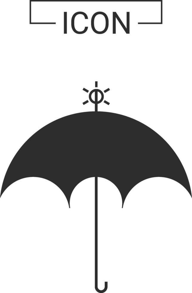 Umbrella vector icon template
