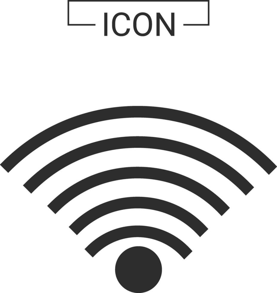 Wifi íconos Internet red vector