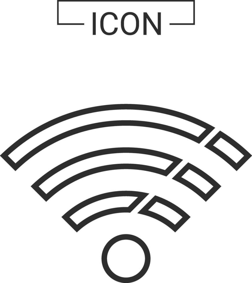 Wifi íconos Internet red vector