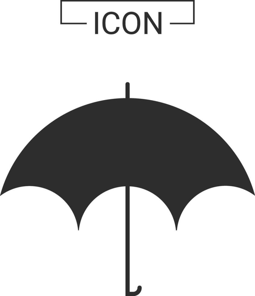 Umbrella vector icon template