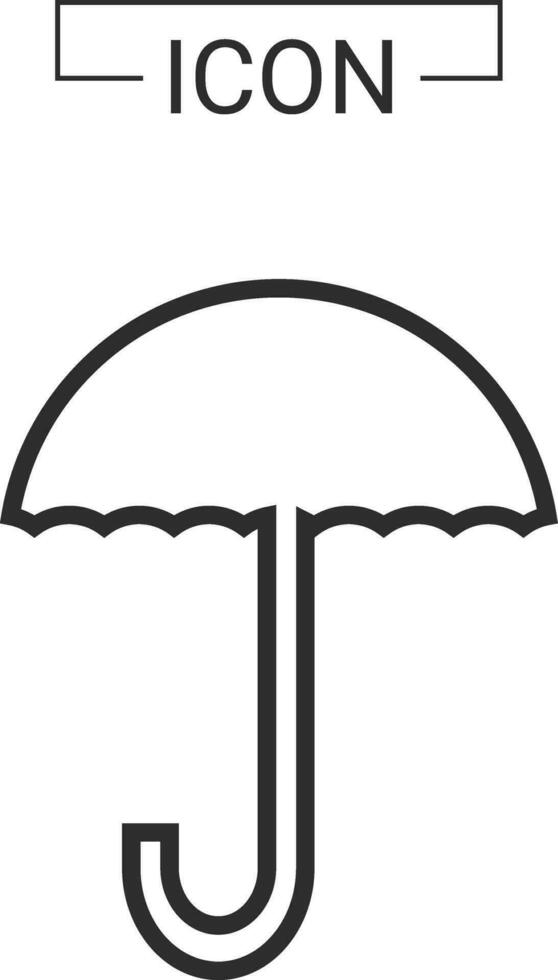 Umbrella vector icon template