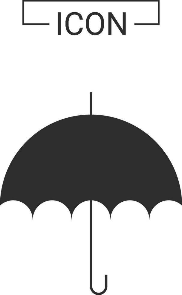 Umbrella vector icon template