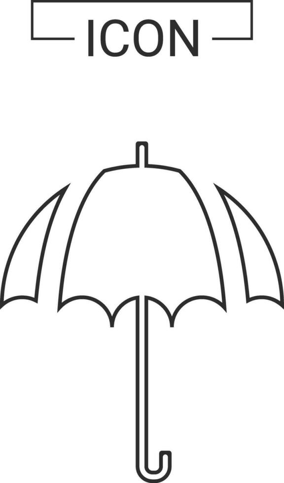 Umbrella vector icon template