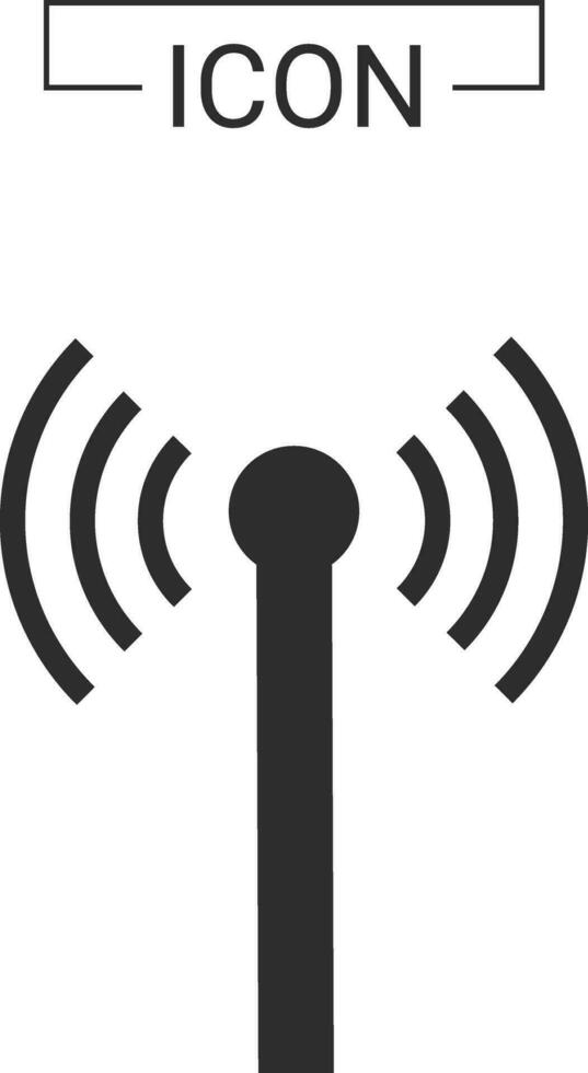 wireless icon signal connection vector