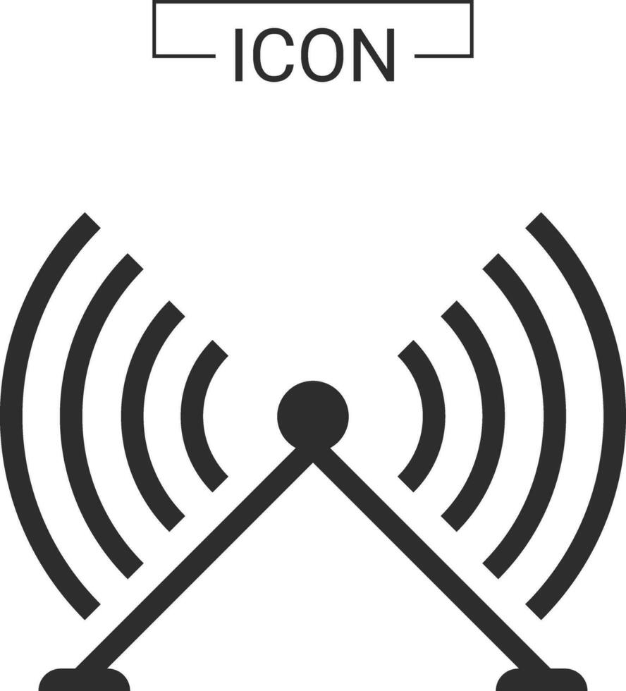 wireless icon signal connection vector