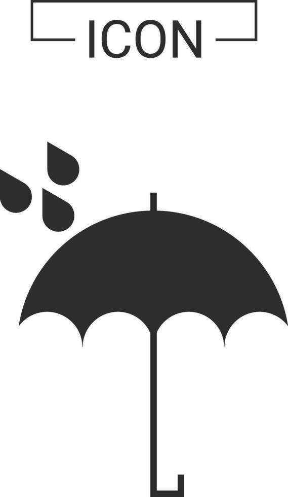 Umbrella vector icon template