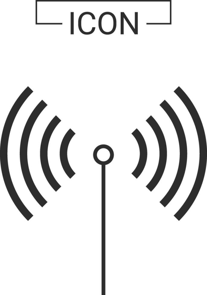 wireless icon signal connection vector