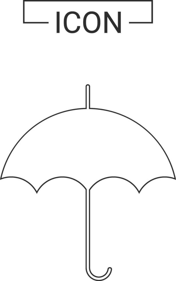 Umbrella vector icon template