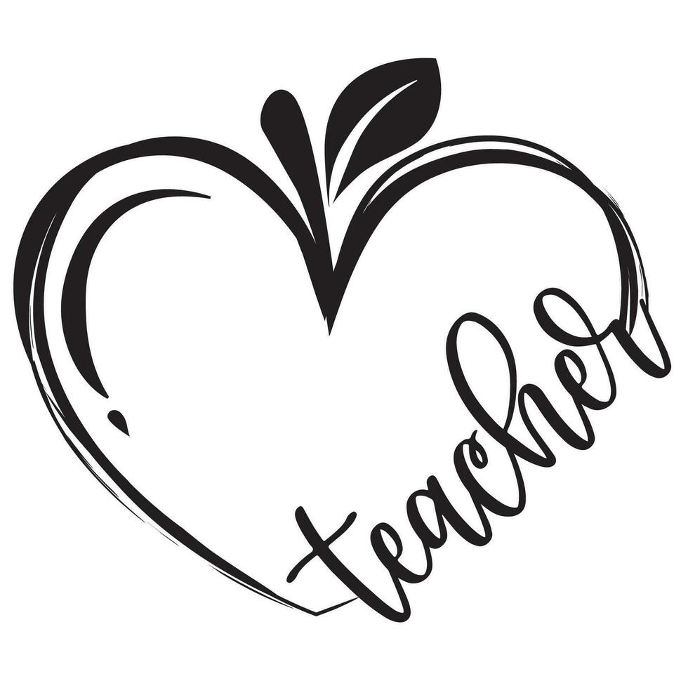 Work of Art Heart Teacher Tee Work of Art Heart Teacher Tee