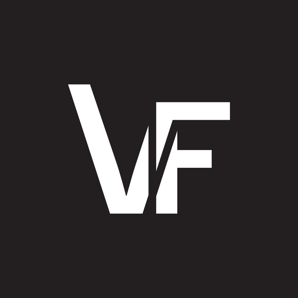 VF logo design vector template