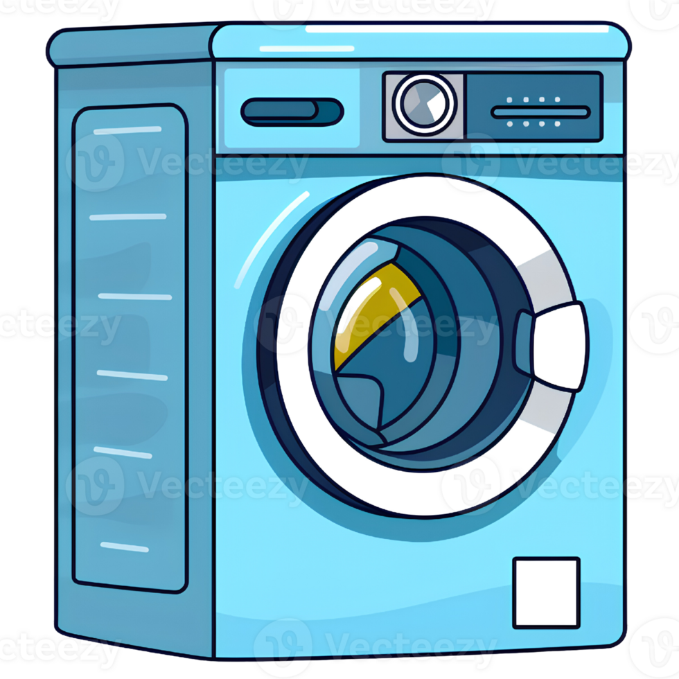 washing machine  illustration ai generative png