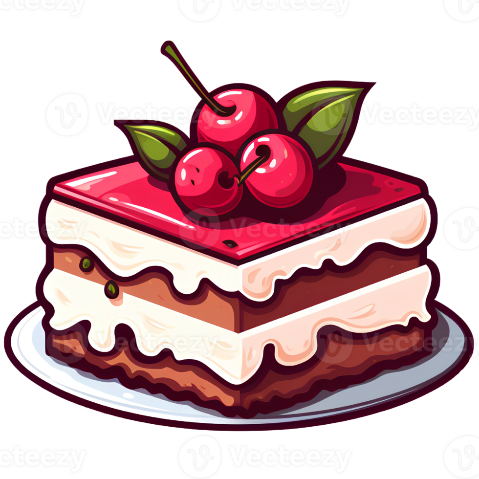dessert ice-cream illustration ai generative png