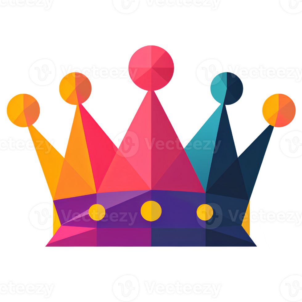 crown queen cartoon ai generative png