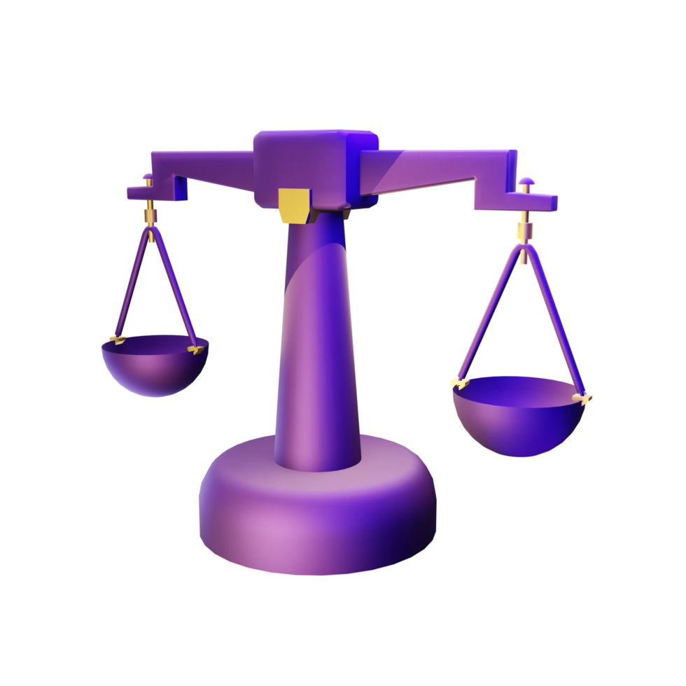 Scales For Business 3D Icon png