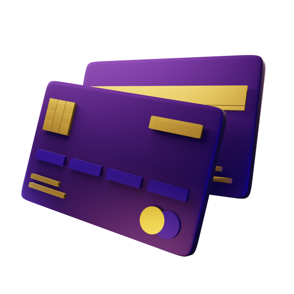 tarjeta para negocio 3d icono png