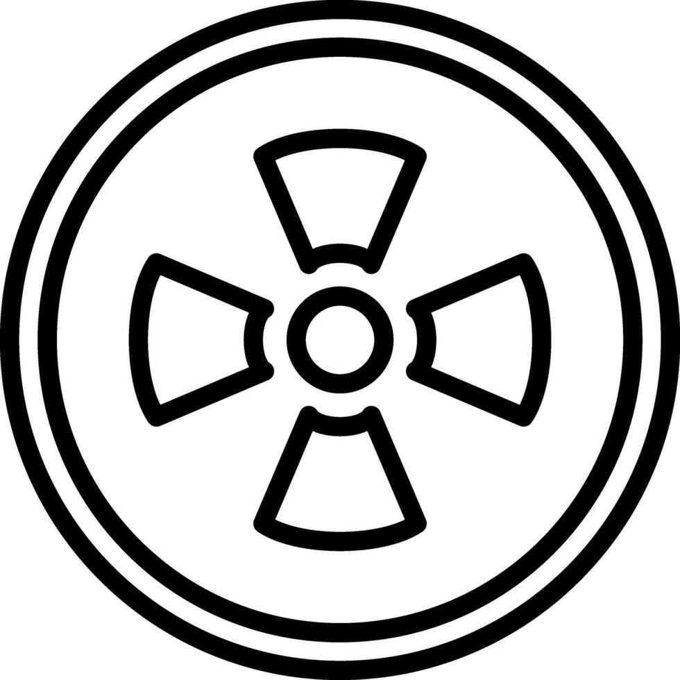 Radioactive Vector Icon Design