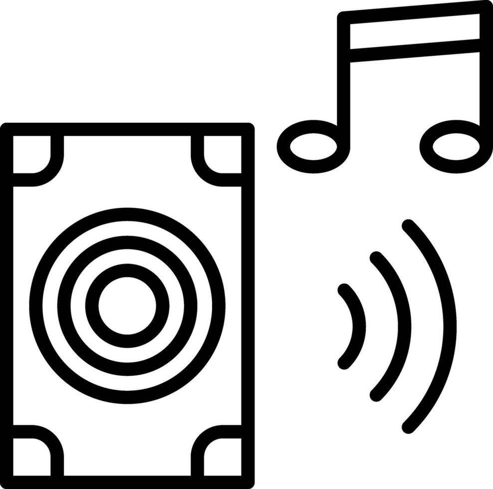 Music system Vector Icon Design