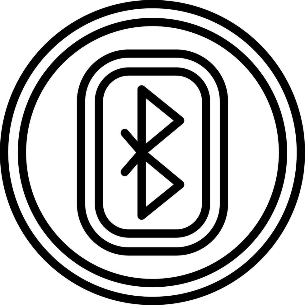 diseño de icono de vector de bluetooth