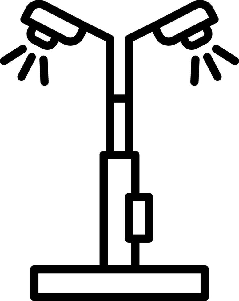 Street light Vector Icon Design