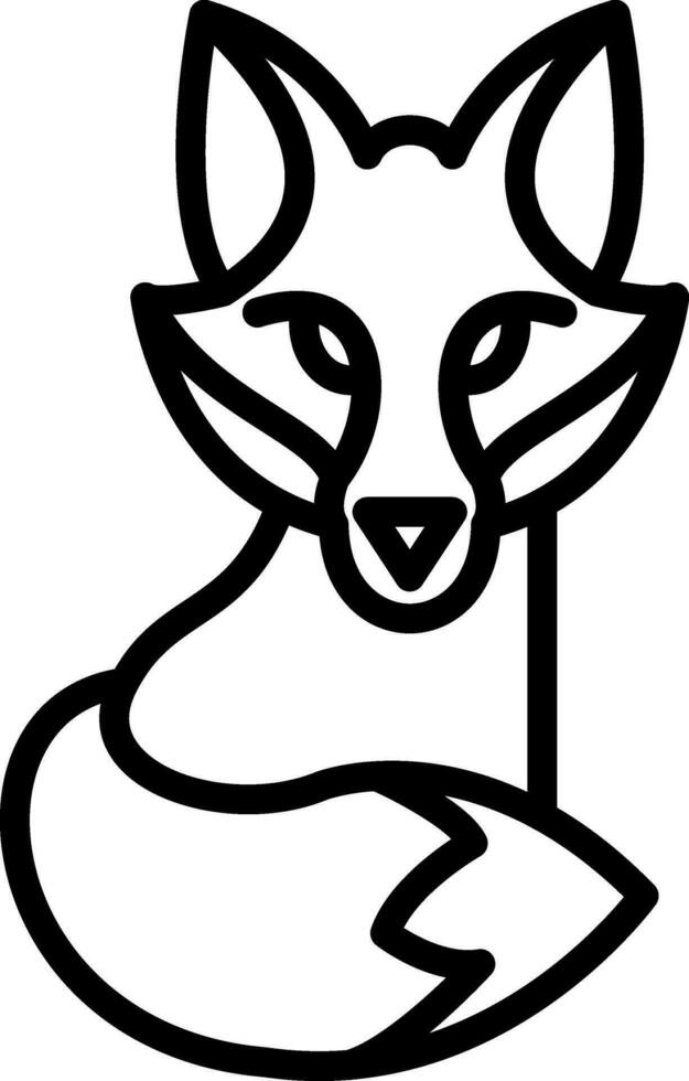 Fox Vector Icon Design