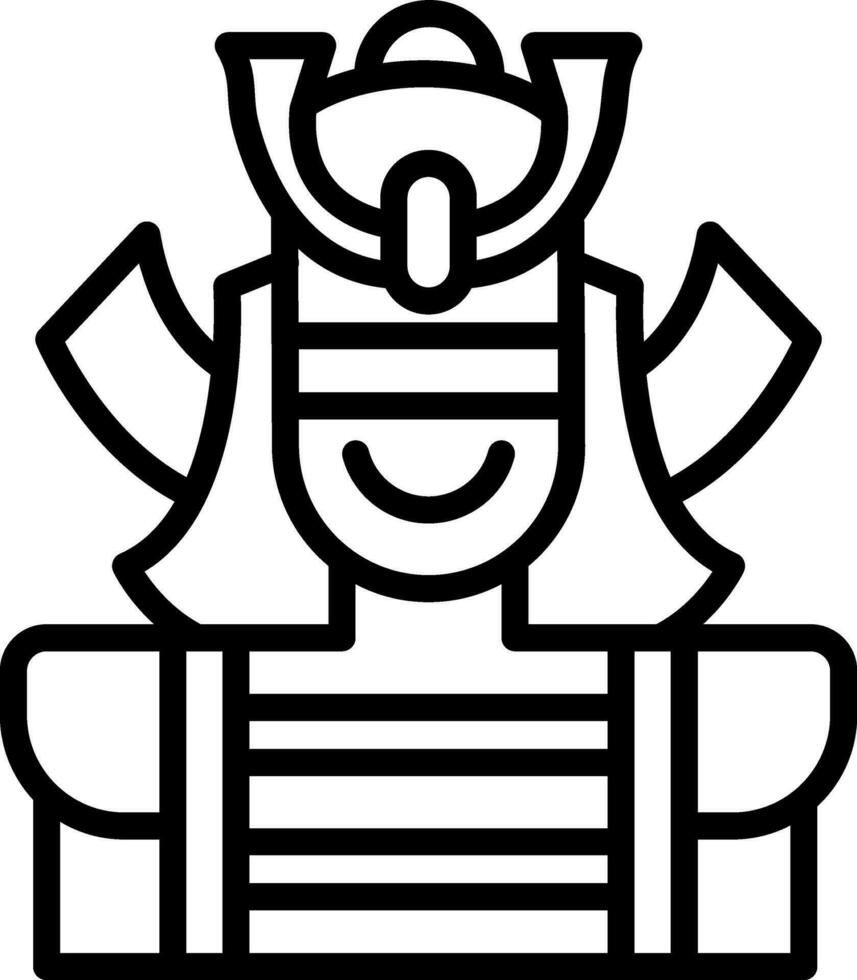 Samurai Vector Icon Design