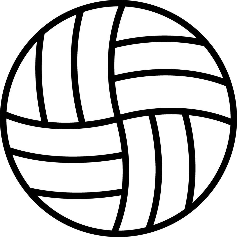 diseño de icono de vector de voleibol