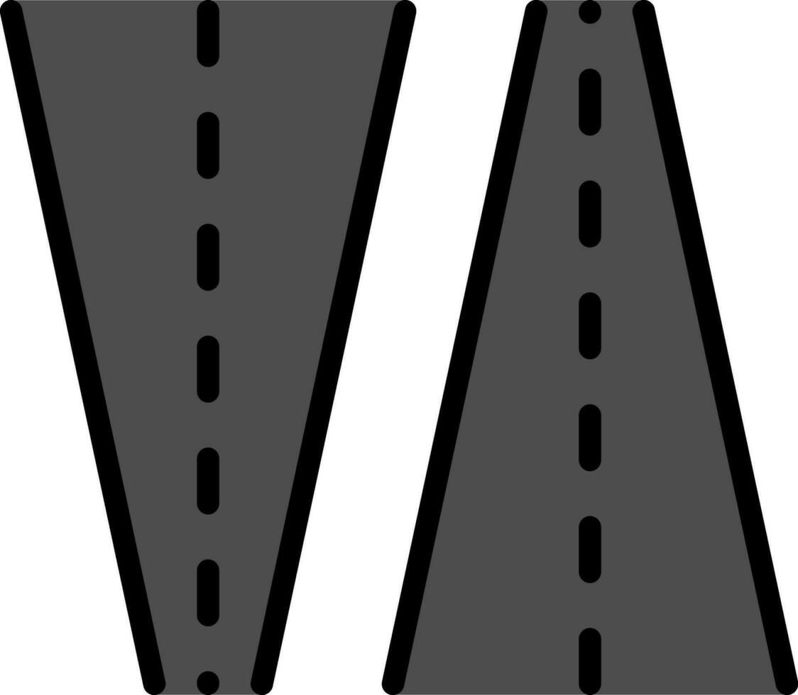 diseño de icono de vector de carretera