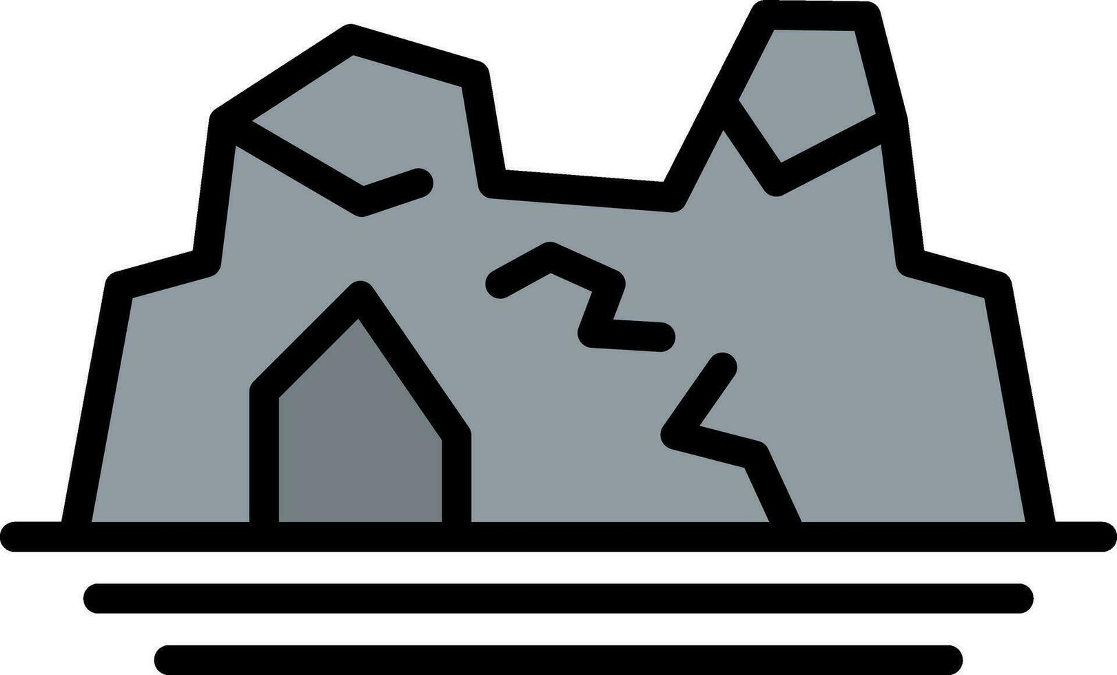 Cave Vector Icon Design