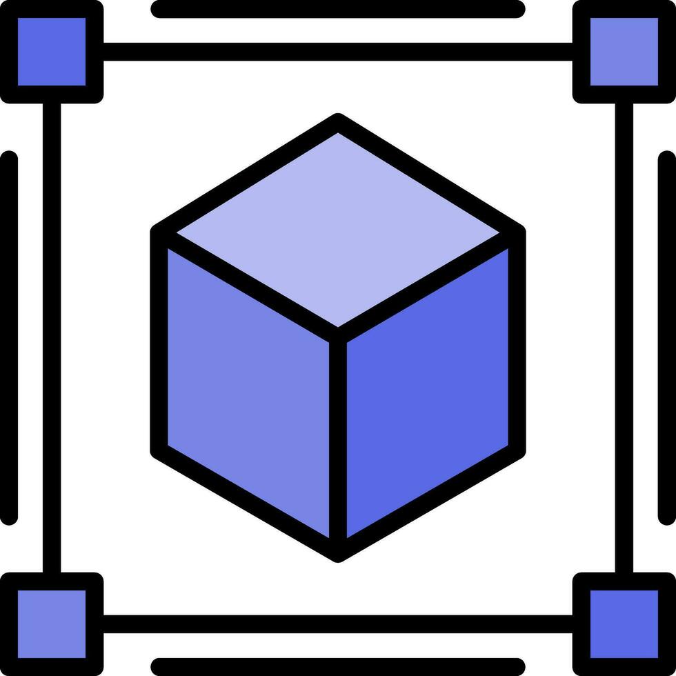 diseño de icono de vector de cadena de bloques