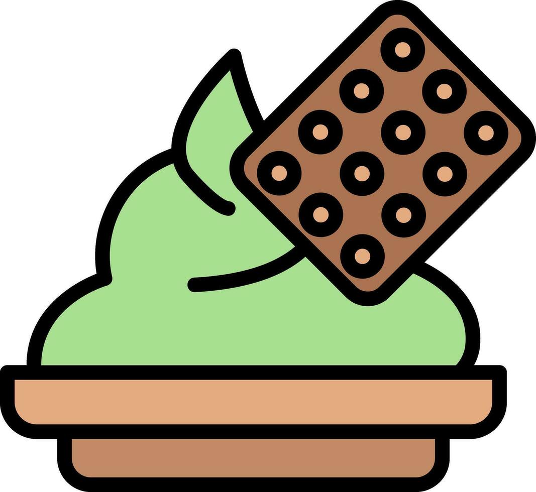 diseño de icono de vector de wasabi