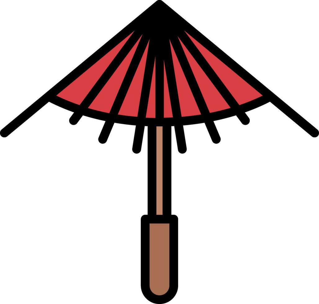Wagasa Vector Icon Design