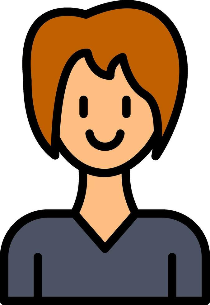 Girl Vector Icon Design