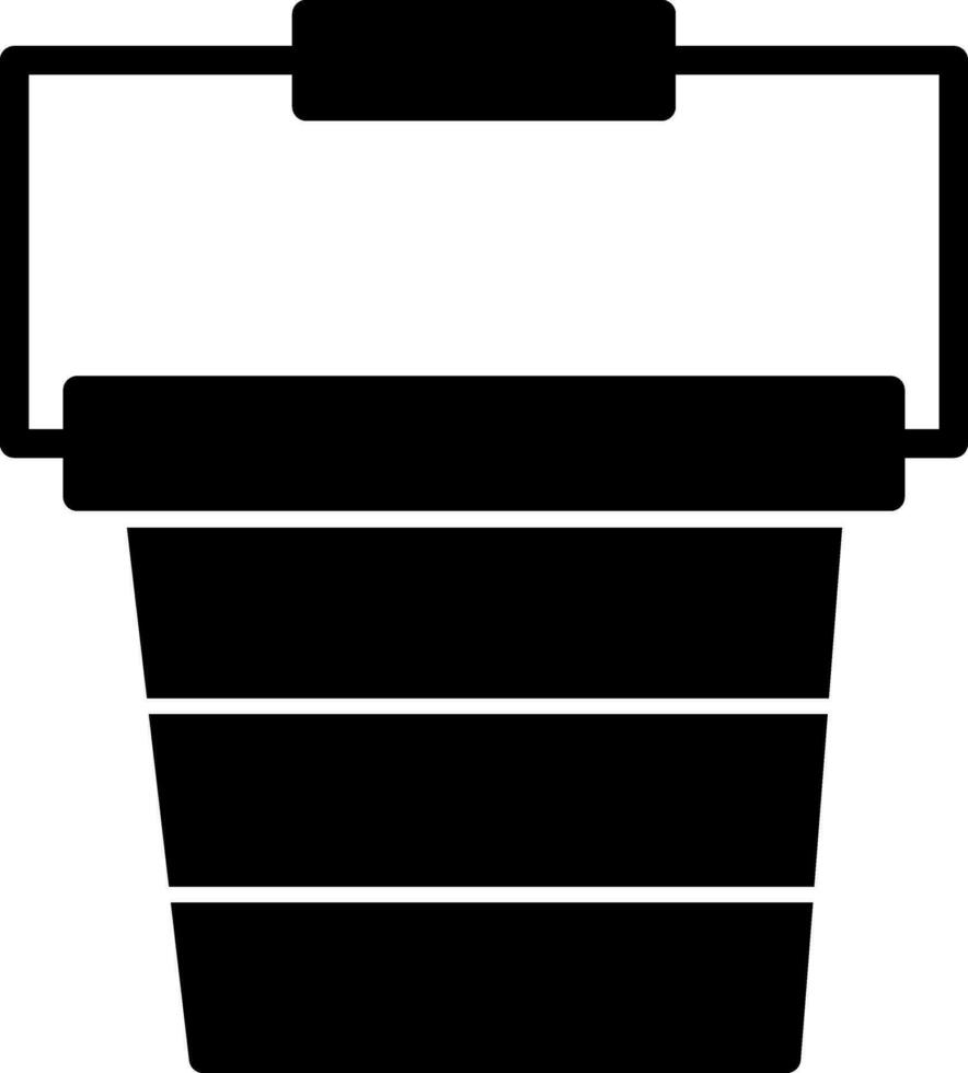 Bucket Vector Icon Design