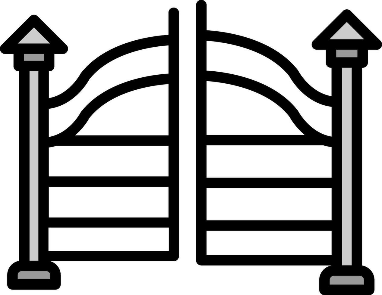 Gate Vector Icon Design