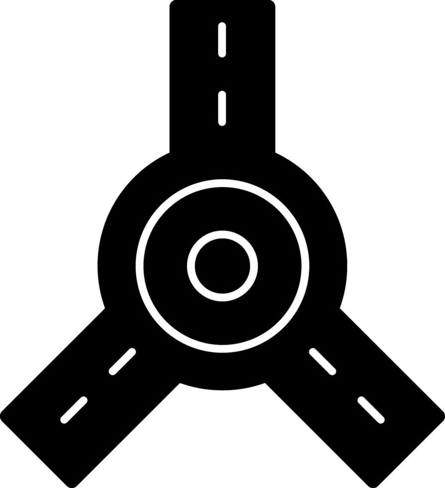 Roundabout Vector Icon Design
