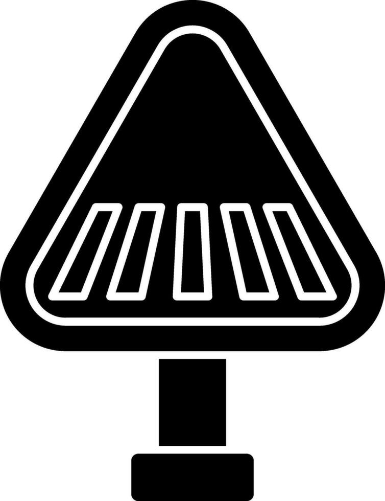 Pedestrain Crossing Vector Icon Design