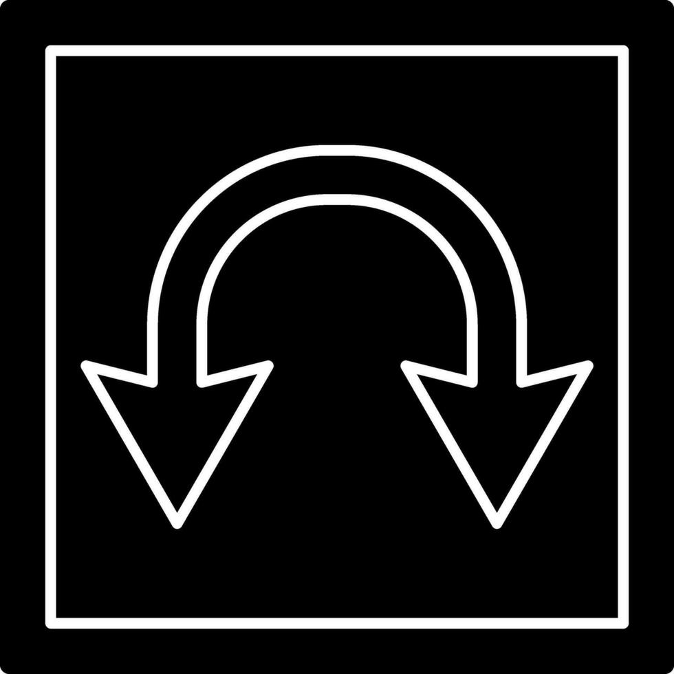 Double Curve Vector Icon Design