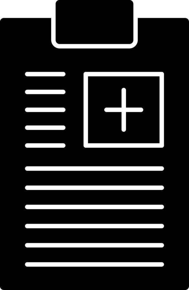 Medical File Vector Icon Design