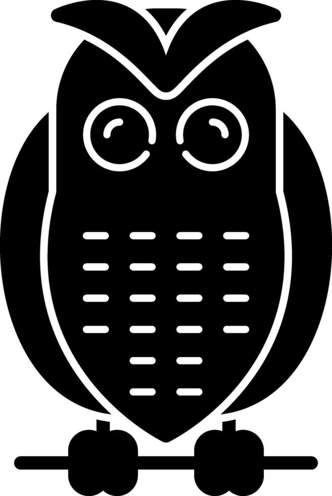 Snowy owl Vector Icon Design