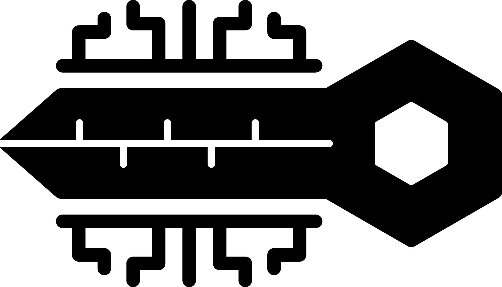 Digital key Vector Icon Design 29072974 Vector Art at Vecteezy