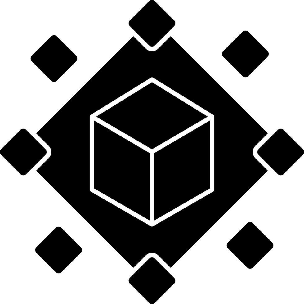 Blockchain Vector Icon Design
