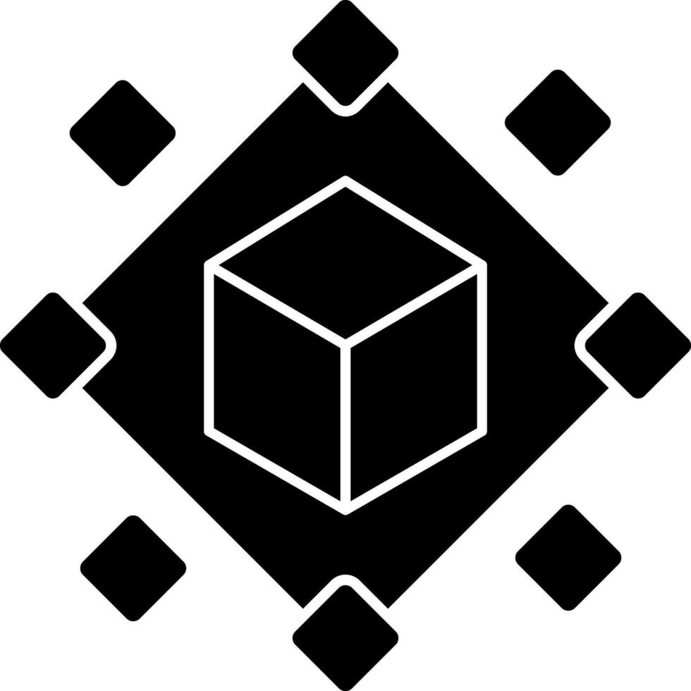 Blockchain Vector Icon Design