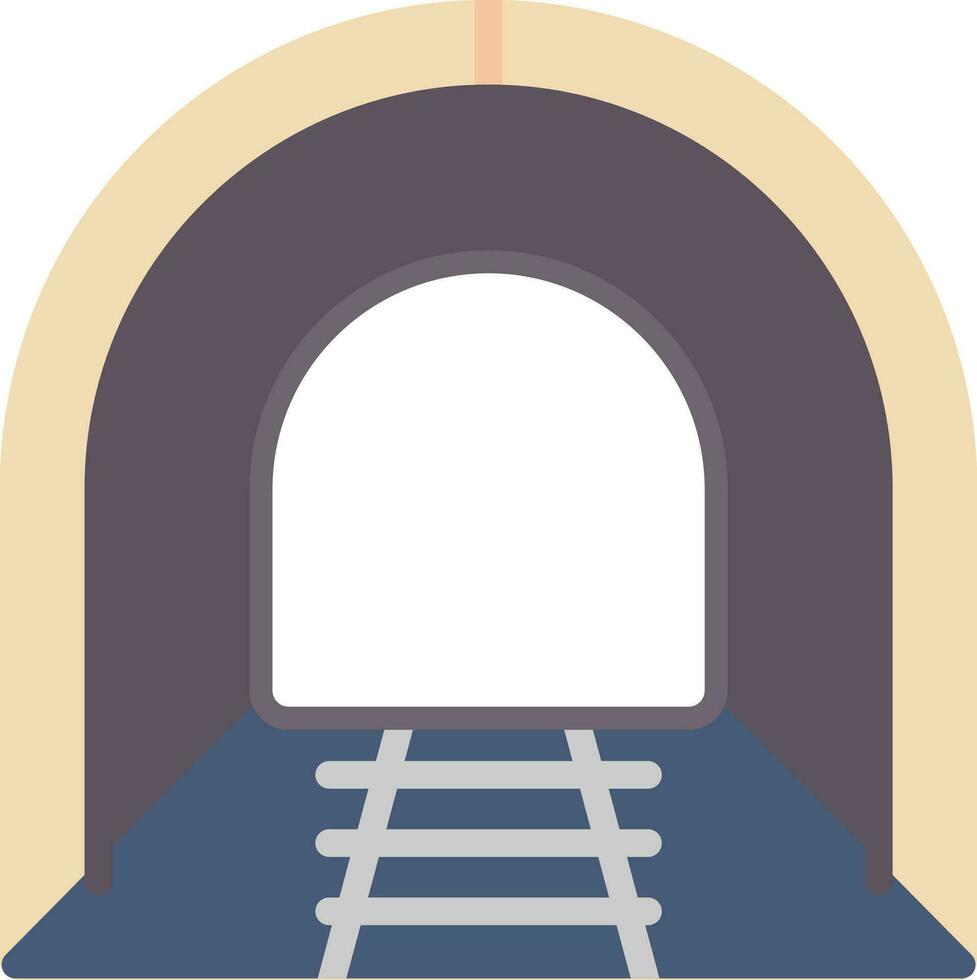 diseño de icono de vector de túnel