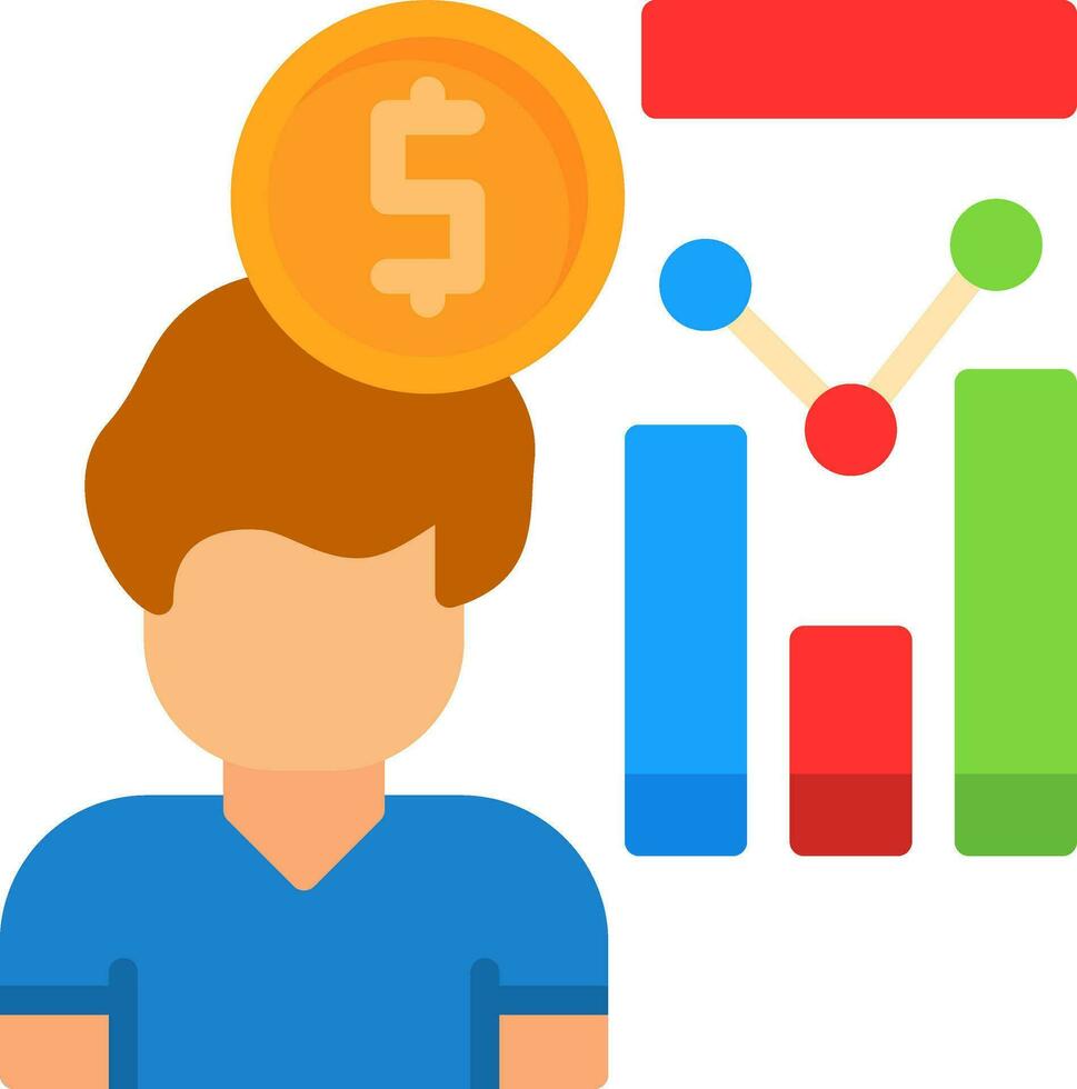 Trader Vector Icon Design