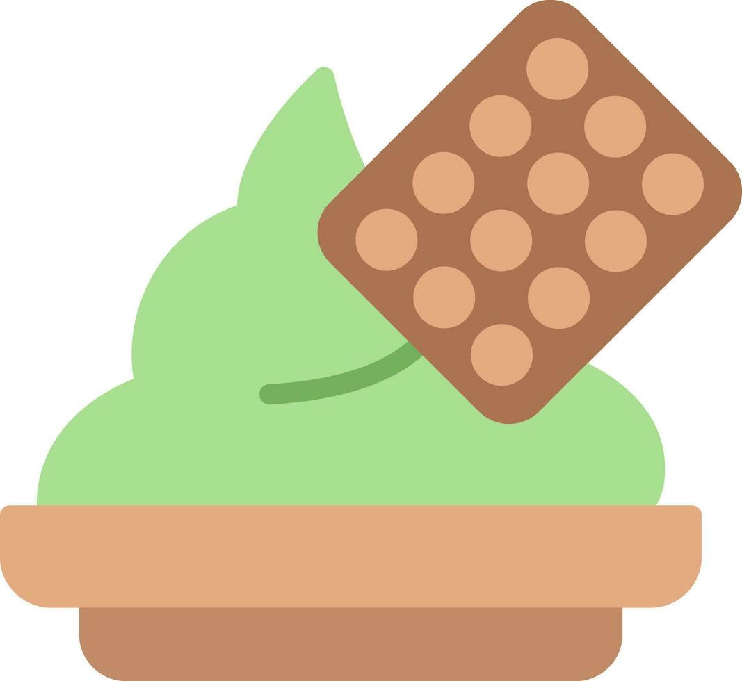 diseño de icono de vector de wasabi