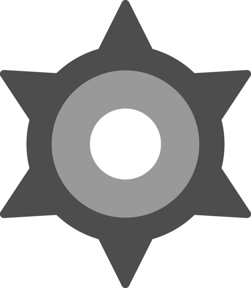 Shuriken Vector Icon Design