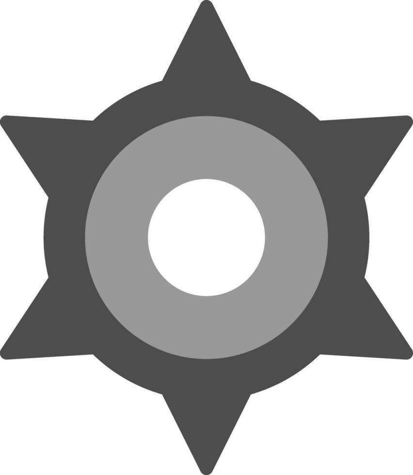 shuriken vector icono diseño