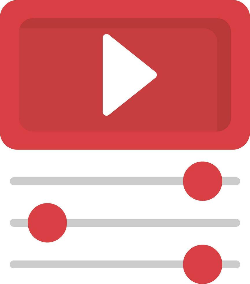 Video Vector Icon Design