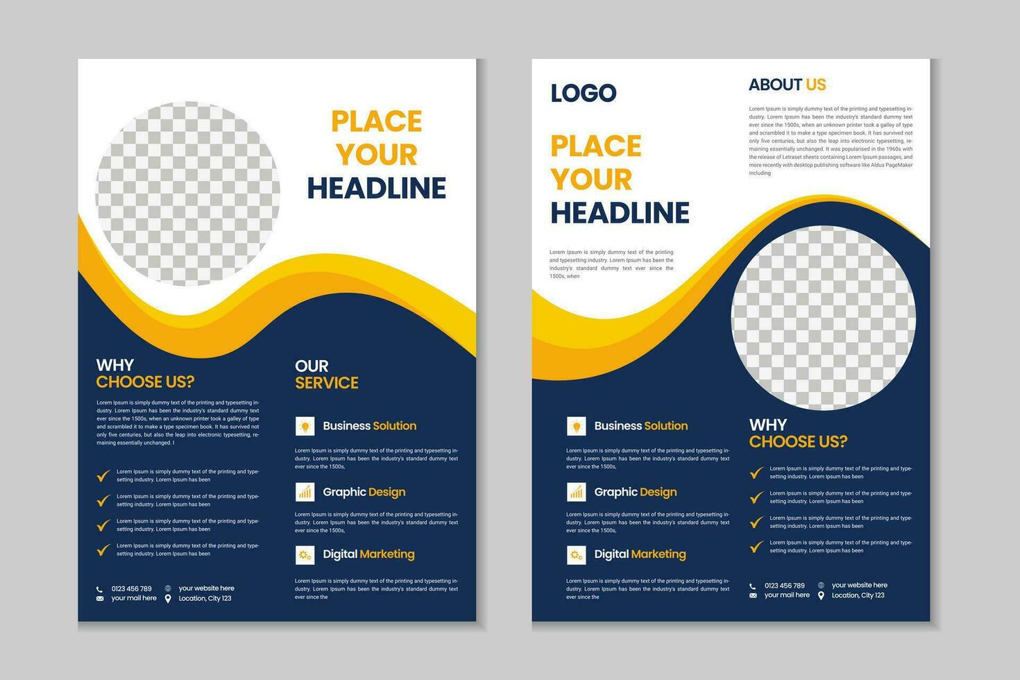 Corporate book cover design, flyer template design set, business brochure, design elements, annual report, portfolio, magazine, poster, modern presentation, a4 size banner template design vector